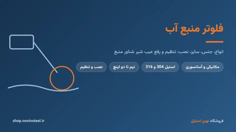 فلوتر منبع آب